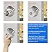 (4 Pack) KinderGard Baby Safety Door Knob Covers to Child Proof Doors Easy Installation,Toddler,Child,Accident, Lock, Universal,Cover,Protection, Babyproofing, Works with All Knobs up to 2 ¼ inches