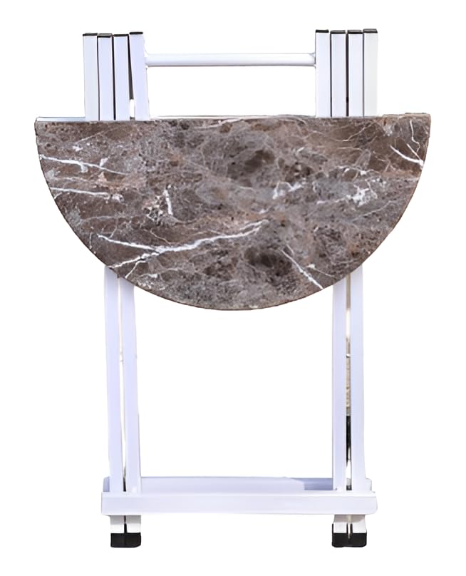 Toby Marble Finish 2x2 Multiutility Folding Table/Home and Office, Garden and Cafe Shop and Tour Table 1