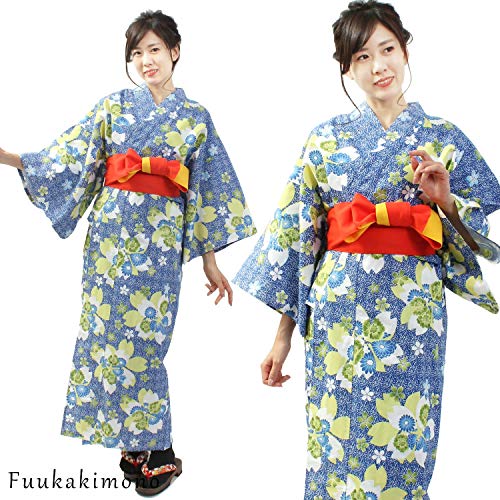 Fuuka Japanese Kimono Indoor Yukata OBI Set of 2 S/M/L size 24patterns to choose3