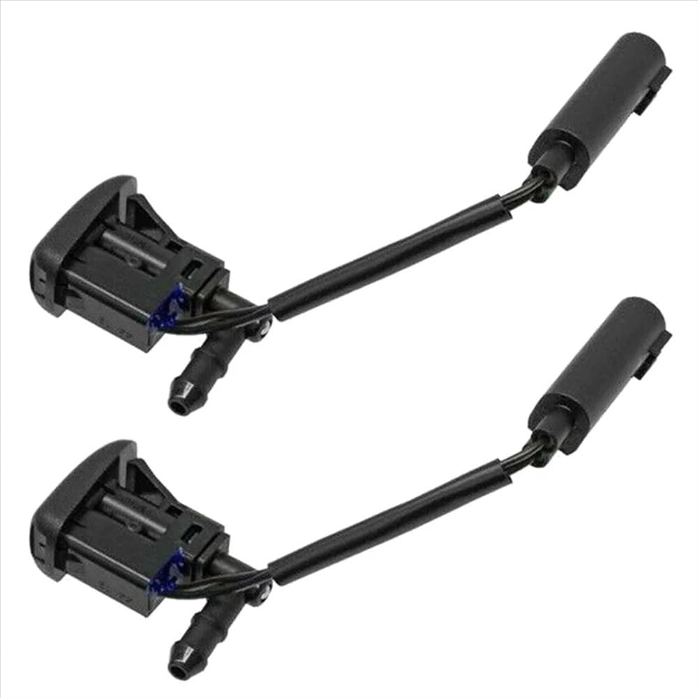 Accessori per Auto Compatibile con BMW Serie 1 per E81 E82 E87 X3 E83 X5 E53 Z4 E85 E86 Ugello Spruzzatore Lavavetri Riscaldato per Parabrezza 1 Paio 61667110851
