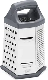 Brinox - Ralador 6 Faces 20cm Top Pratic - Aço Inox