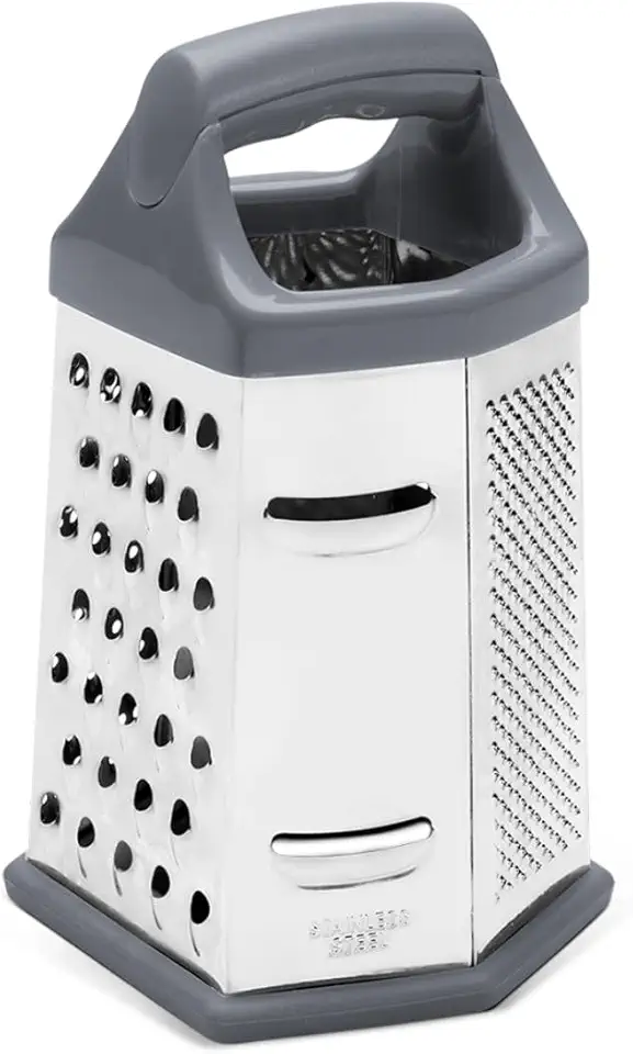 Brinox - Ralador 6 Faces 20cm Top Pratic - Aço Inox