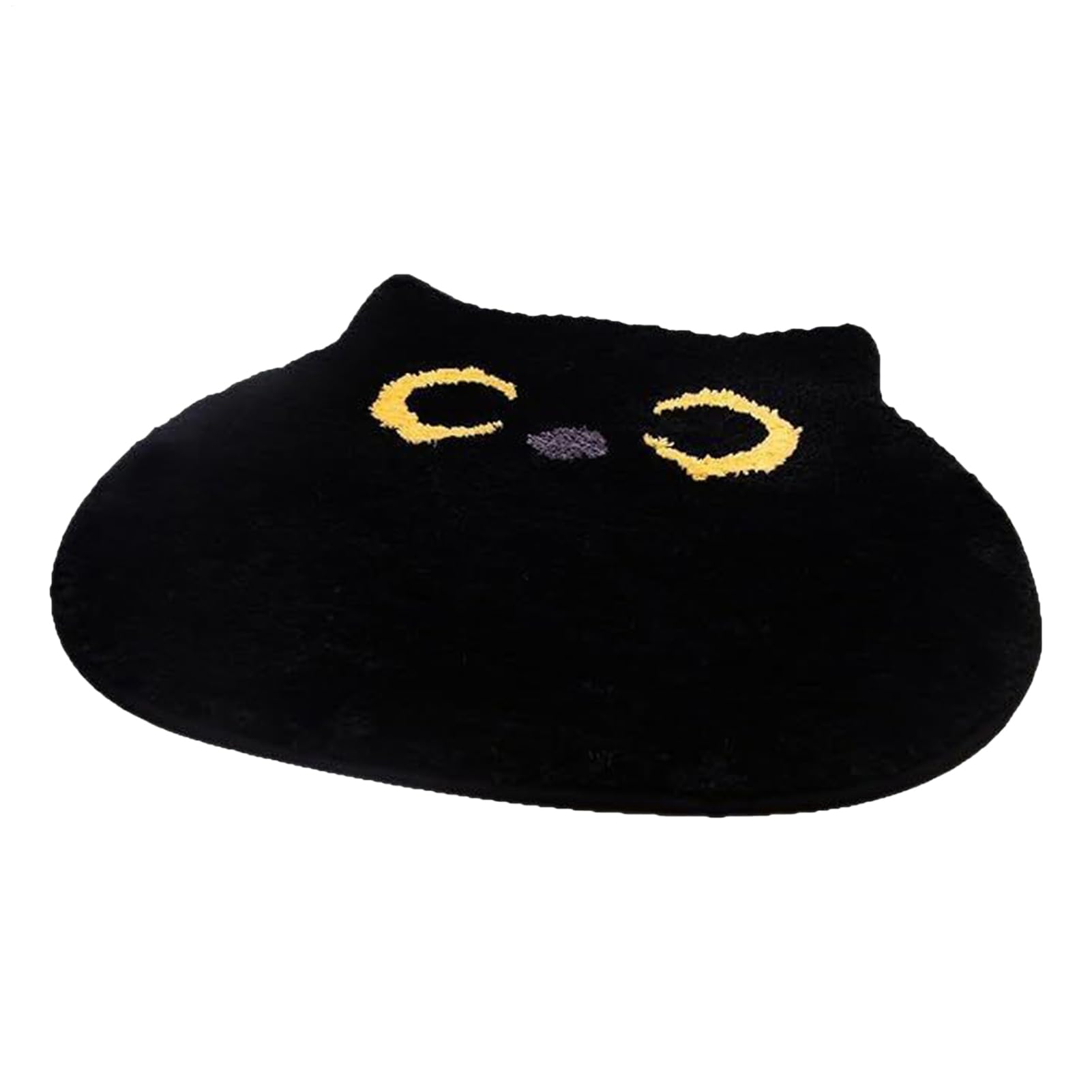Tapis pour chat noir antidérapant de 50 x 55 cm