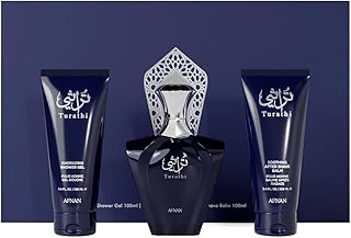Afnan Turathi Homme Blue Gift Set – Eau De Parfum + Shower Gel + After Shave – Luxurious Perfume Gift Set For Men