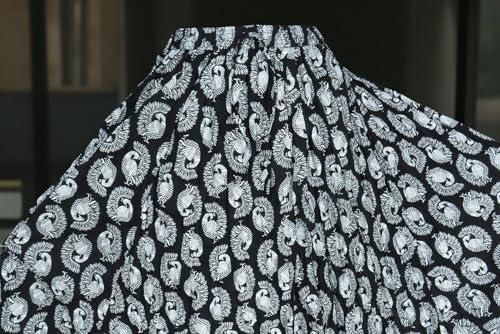 Image of Premium Long Skirt | Stylish Long Crushed Cotton & Unique Prints | Floor Length Skirt for Women | Elastic Waist Premium Maxi Skirt - Comfortable Casual Wear