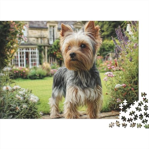 Puzzle de perro Yorkie imposible de 1000 piezas para superar el aburrimiento