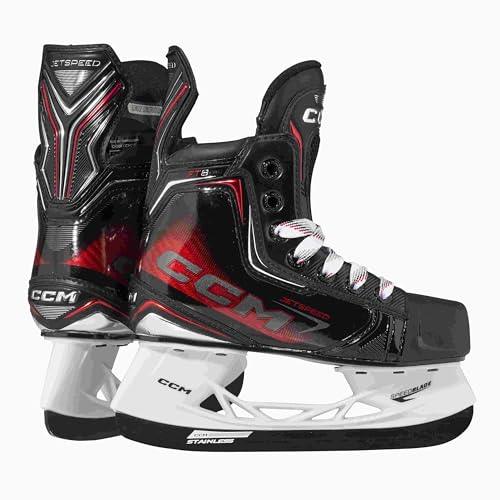 Patins à glace CCM Jetspeed FT8 Pro Bambini pour l'apprentissage du hockey