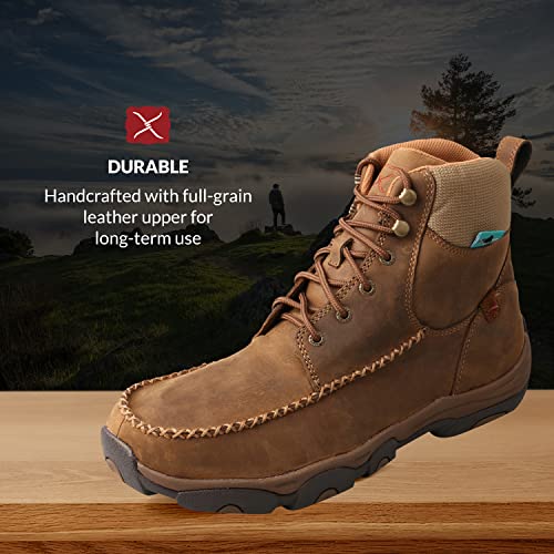 Twisted X Men Hiking Boot - Work Hiker Boots Crafted with Full-Grain Leather Upper, Three-Quarter Length Composite Insole, Compression EVA Midsole, and Rubber Outsole3