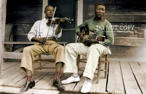 Mississippi Delta Blues affiche vintage Muddy Waters 1942 cadre photo rare décoration murale rock