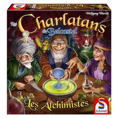 Schmidt Spiele 88309 2nd Expansion Charlatans - The Alchemists, Strategy Game, Multicolored