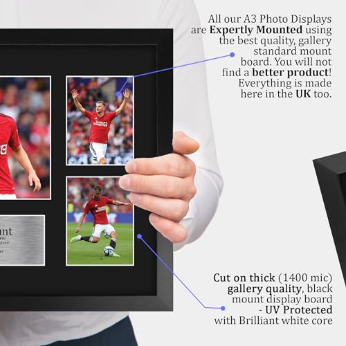HWC Trading FR A3 Mason Mount Printed Memorabilia Signed Autograph Photograph Display for Football Fans and Supporters - A3 Framed - Image 4