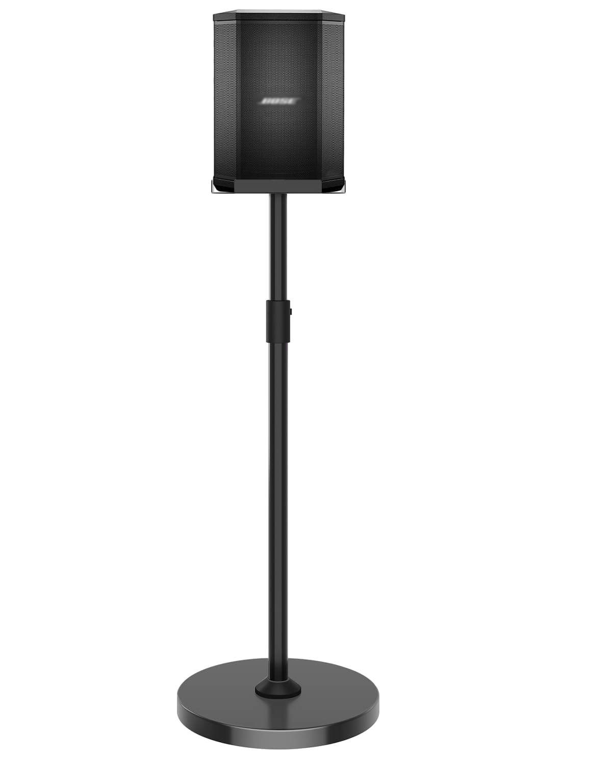 Supporto regolabile in altezza per Bose S1 Pro / S1 Pro Plus / S1 Pro + supporto da pavimento, supporto per altoparlante regolabile in altezza da 114 a 137 cm, altoparlante fino a 9 kg, per Bose S1