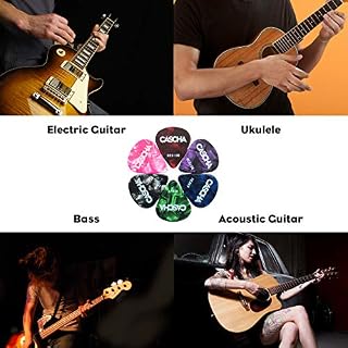 CASCHA Set de 12 médiators, plectre pour guitare acoustique, guitare électrique, ukulélé, basse, médiators pour guitare… - Les Beatles, Paul McCartney, John Lennon, RIngo Starr, George Harrison CASCHA Set de 12 médiators, plectre pour guitare acoustique, guitare électrique, ukulélé, basse, médiators pour guitare… – Image 4