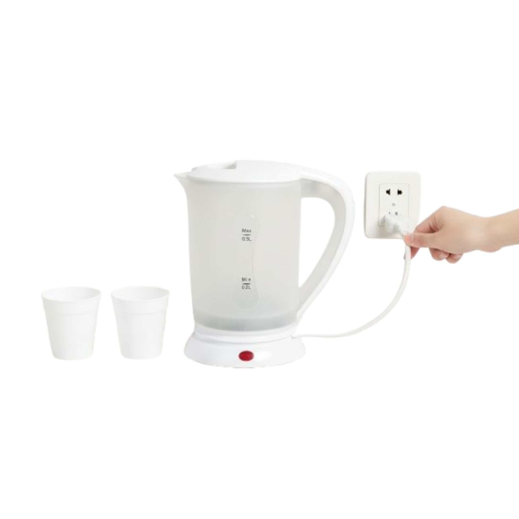 LUXE DIVA Travel Electric Kettle - 0.5L, Dual Voltage -1