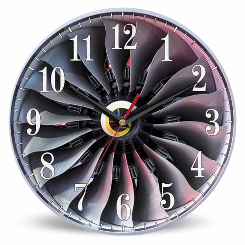 Facile da usare: alimentato da 1 batteria AA (non inclusa). C'è un design a fessura sul retro dell'orologio per il soggiorno ed è dotato di 1 gancio per appenderlo facilmente. Viene fornito con un supporto, che può essere utilizzato come decorazione da tavolo