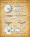 Star Trek Original USS Enterprise Patent Prints - Set of Four Photos (8x10) Unframed - Makes a Great Man Cave Decor and Gift Under $20 for Trekkies