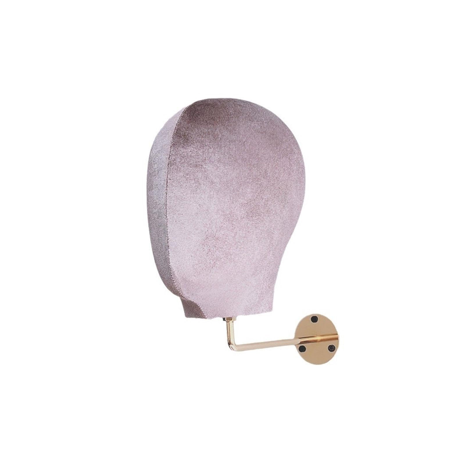 Mannequin Head Model, Hanging Wig Stand, Wall Mounted Hat Holder Display Wig Head Display Manikin Head for Shopping Mall