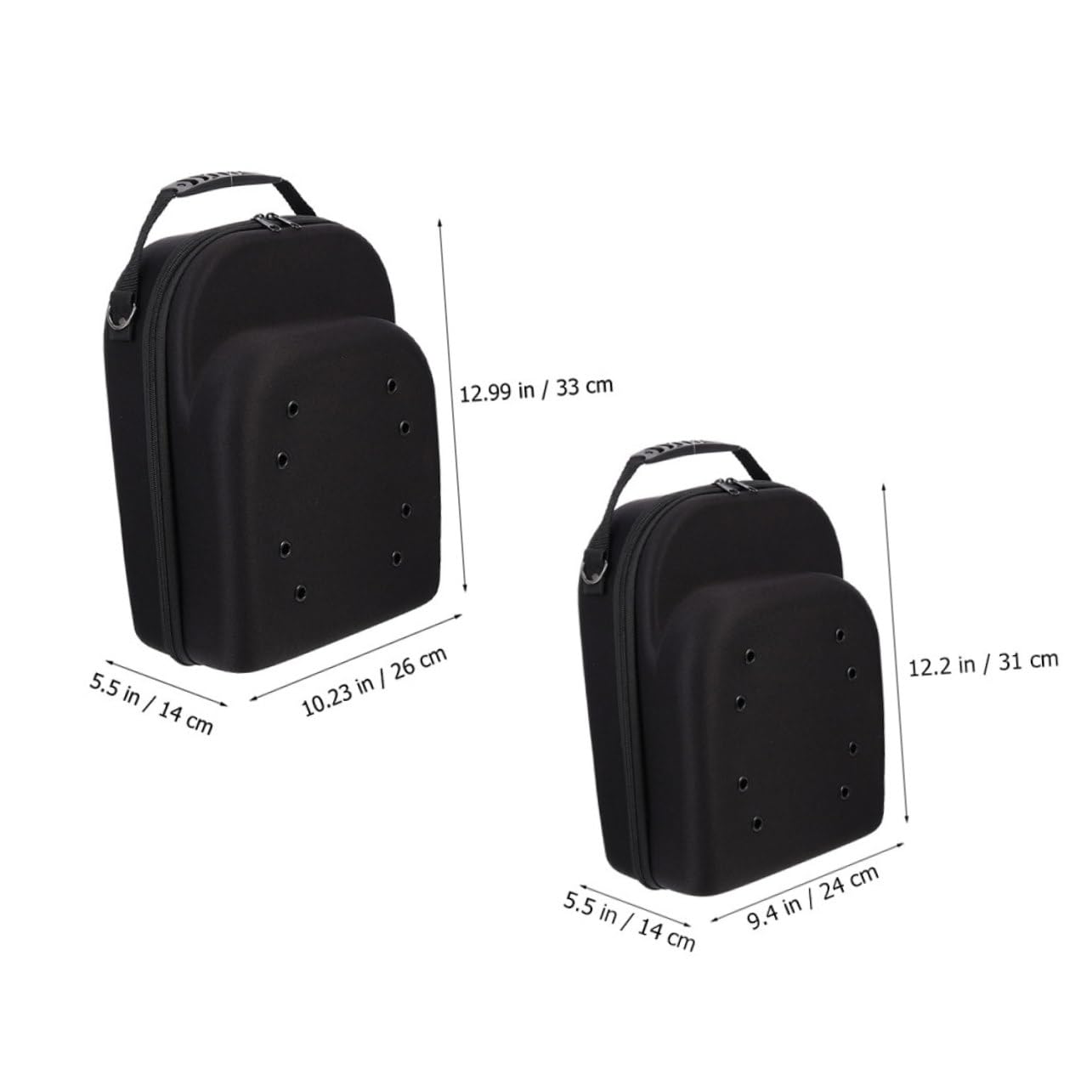 2piezas Bolsa Para Guardar Gorras De Béisbol Estuche De Viaje Para Sombreros Caja De Transporte Para Gorras Organizador Para Guardar Estuche De Eva Para Sombreros Caja Protectora