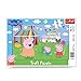 Trefl, Puzzle, Rahmenpuzzle mit Unterlage, 15 Teile, In Vergnügungspark, für Kinder ab 3 Jahren