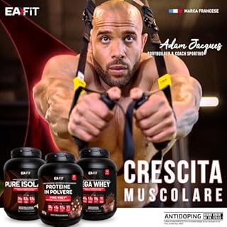 Proteine in Polvere Whey 850 g Gusto Cioccolato Nocciola|30 g per Shaker Proteine | Whey Protein Concentrate e Isolate |BCAA + L-Glutammina + Taurina | Integratore per Massa Muscolare |Con 11 Vitamine