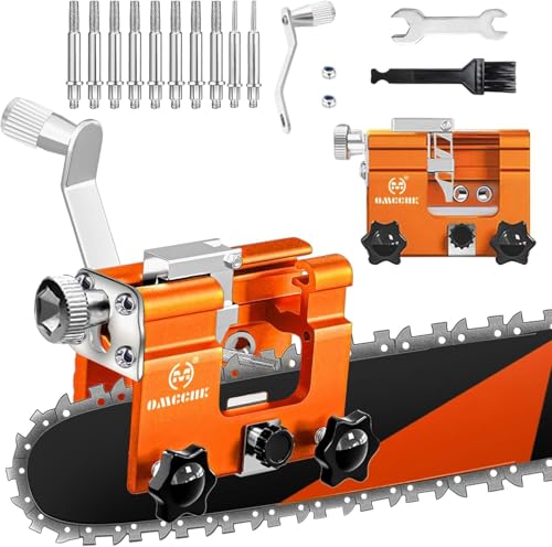 Universal chainsaw sharpener jig with guide
