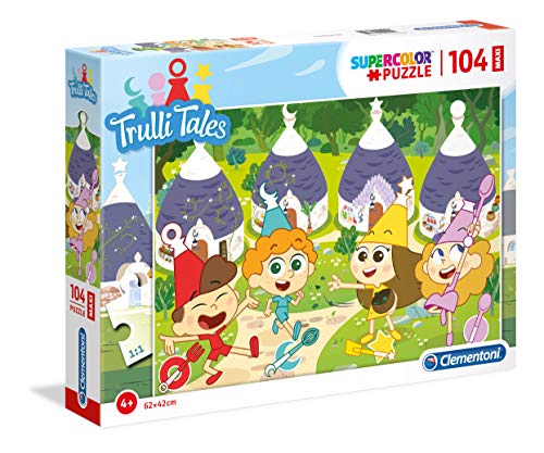 Clementoni Clementoni- Trulli Tales Puzzle, Multicolore, 104 Pezzi Maxi, 23731