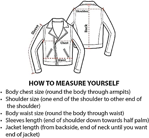 Mens Cafe Racer White Stripes Leather Jacket Classic Casual Biker Slim-Fit4