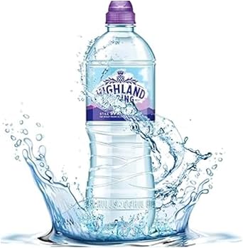 Highland Spring Still Natural Mineral Water – 18 x 750ml Sports Cap Bottles | BPA-Free | Scottish Spring Water | Convenient Bulk Pack for Home, Gym & Travel