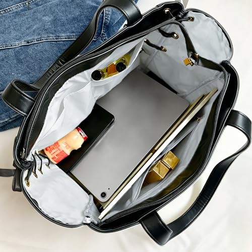 Bolso Ita Tote grande con portapines moño kawaii miniatura 3