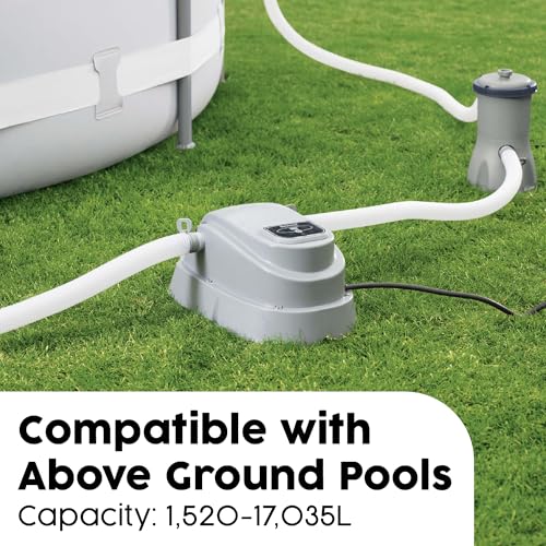 Chauffage de piscine Bestway performant pour grand bassin hors sol de 4,6 m de long - 4