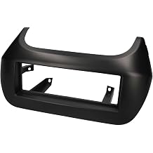 Audioproject A380 Radio Faceplate 1-DIN Compatible with Citroen Nemo Fiat Qubo Fiorino Peugeot Bipper Car Radio Mounting Frame Black