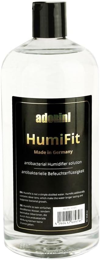 ADORINI HumiFit - Humidifier Fluid, 1L, Distilled WaterSilver ions