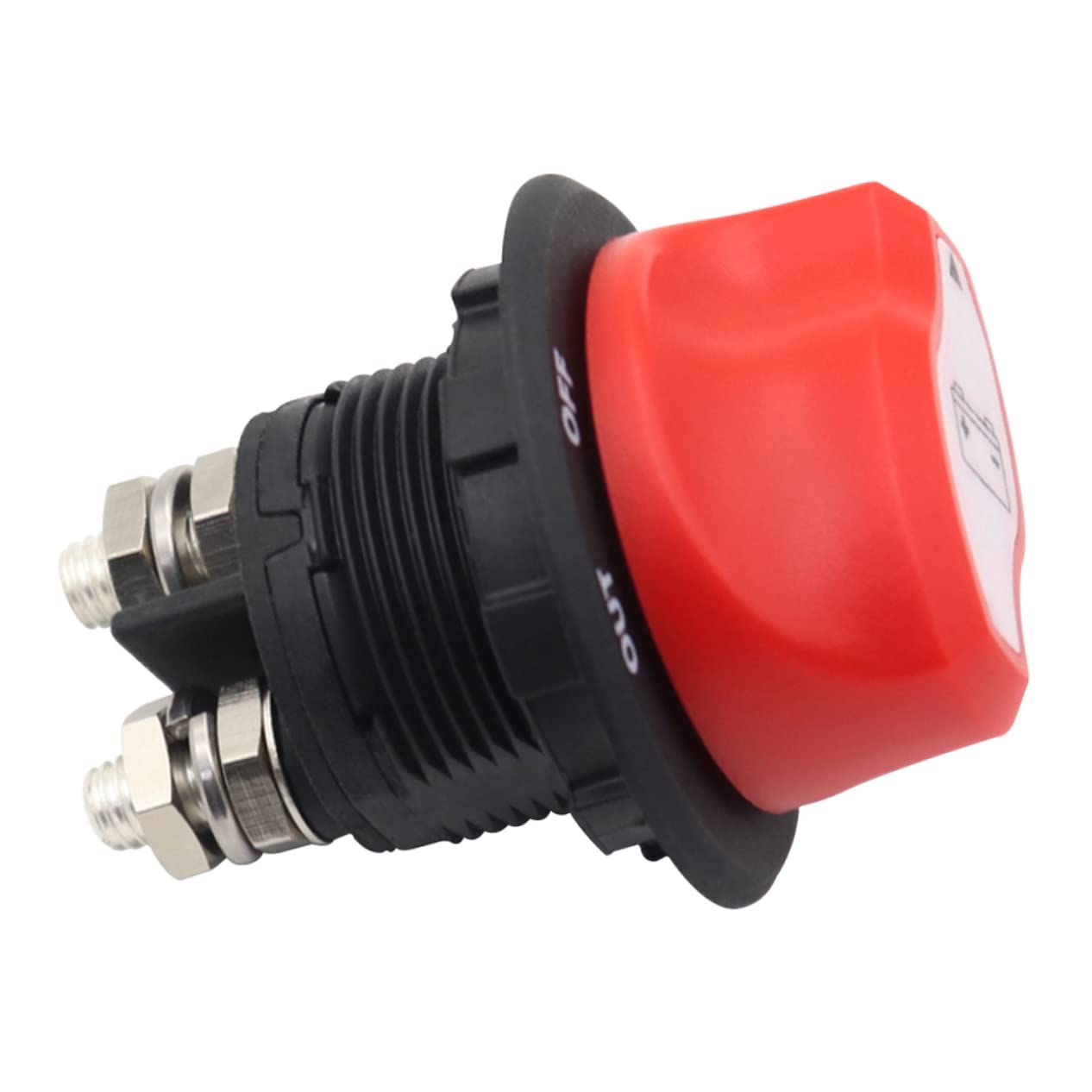 HANABASS 3pezzi Interruttore Disconnessione Batteria Per Camper e Barche Accessorio Resistente Veicoli Utv e Atv Design off Protezione Perdite e Corrosione