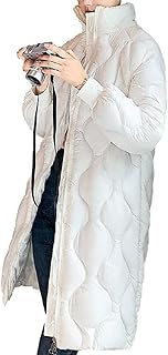 【1/2style] レディース 中綿 ロング コート 軽量 キルティング 防寒 厚手 あったか カジュアル アウター 秋冬