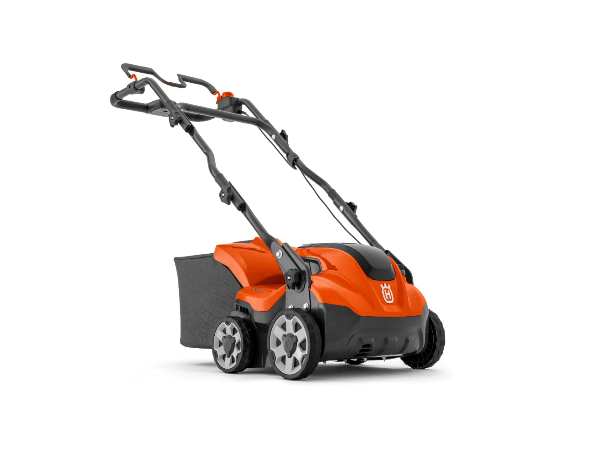 Husqvarna S138i Akku-Rasenvertikutierer – 36V Akku-Vertikutierer mit 37,5 cm Arbeitsbreite, Einstellbarer Tiefe, klappbarem Griff, doppeltem Akkufach und Save™-Modus (inkl. Akku & Ladegerät)