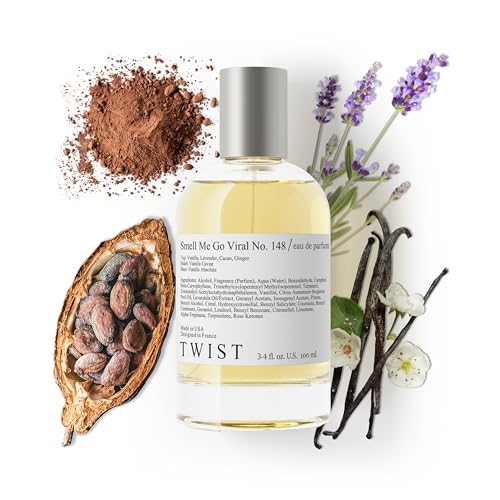 Twist Smell Me Go Viral No. 148 - Inspired by Burb. Goddess Long-Lasting Perfume for Women Vegan Clean Ingredients Vanilla & Lavender Fragrance Spray 100 ml | 3.4 fl. oz.