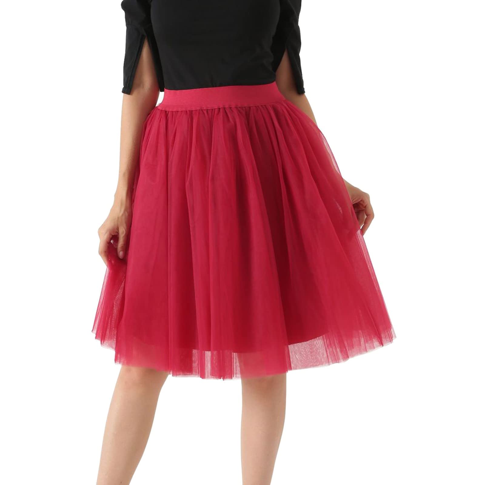 Jupes en tulle longueur genou pour femme, jupe courte pour déguisement, costume 2026 adultes