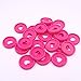ITSYHPRO 33pcs Planner Discs for Discbound Notebook Accessories 0.94 inch Binder Rings Heart Expansion Disc Binding Discs(33pcs Rose Pink 0.94 inch/24 mm)