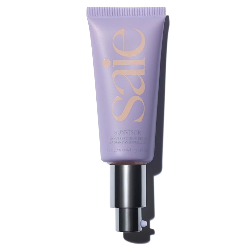 Protetor solar facial Saie Sunvisor SPF 35 com óxido de zinco e 40 mL