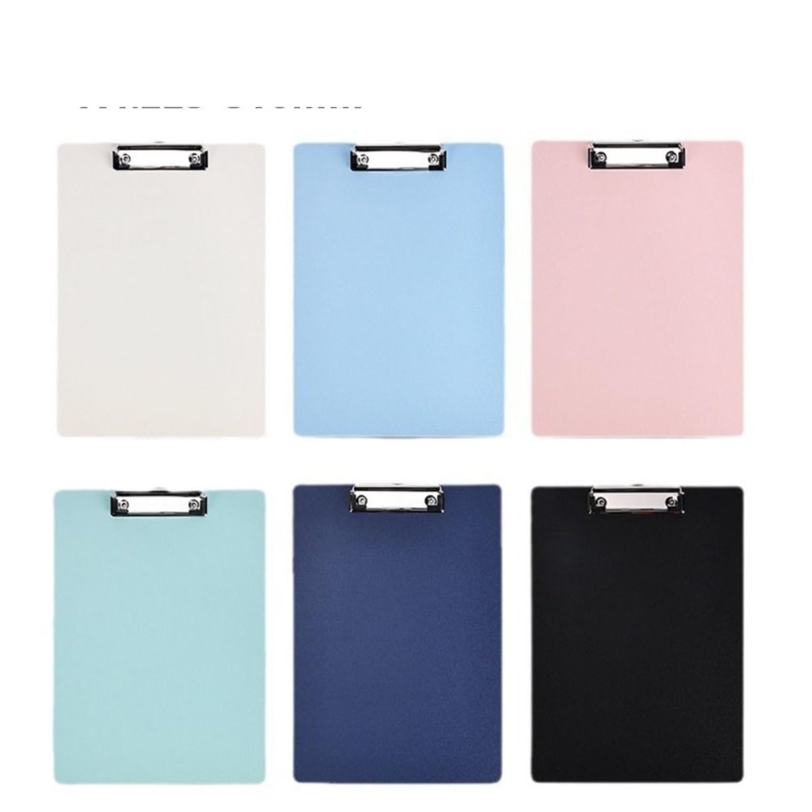 Lot de 10 porte-blocs en plastique pour fournitures scolaires et de bureau (rose A4)