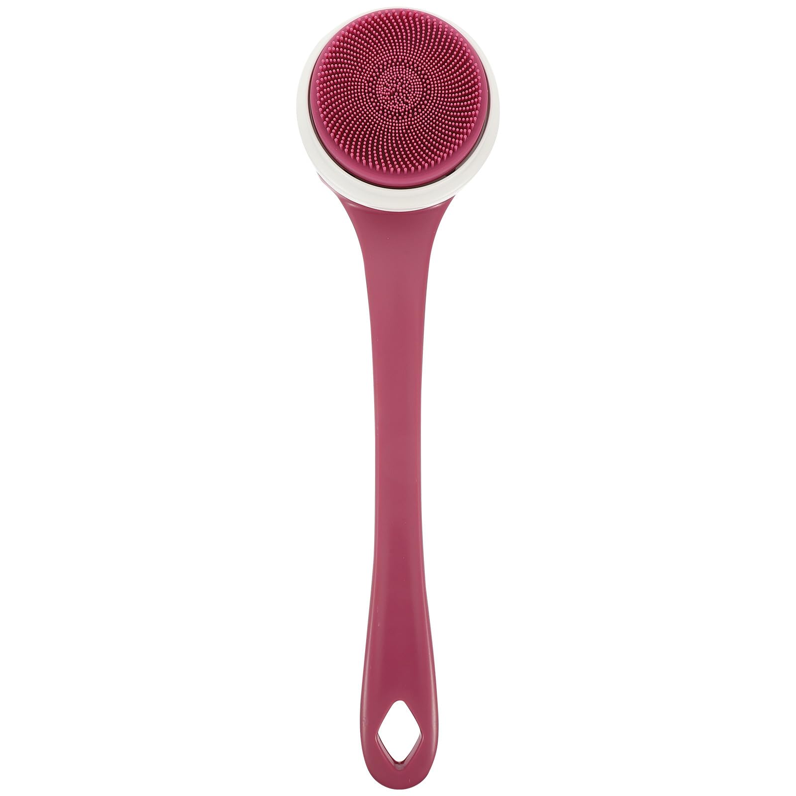 Cepillo Corporal Eléctrico Púrpura 1800mah Mango Largo de Ducha