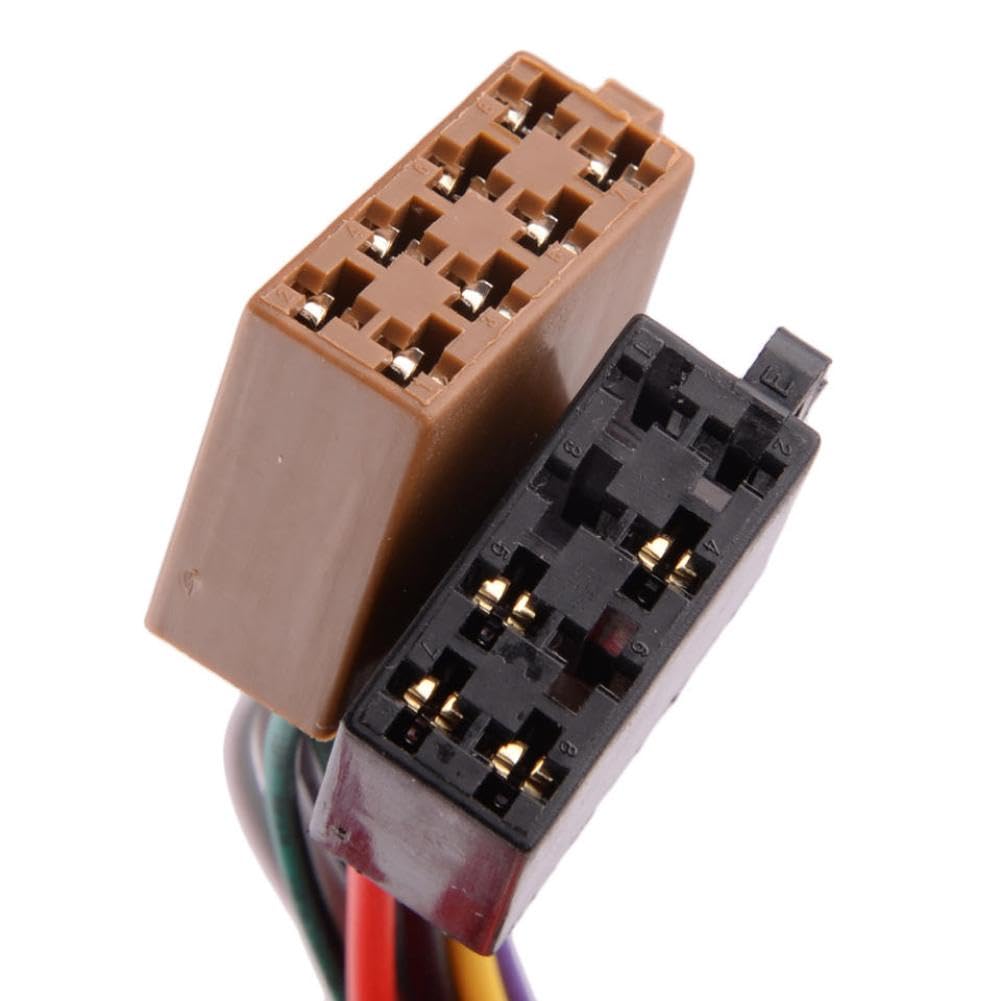 Arnés de cables adaptador ISO para radio estéreo de coche Compatible con piezas de motocicletas automotrices cargador de brújula Journey Dakota