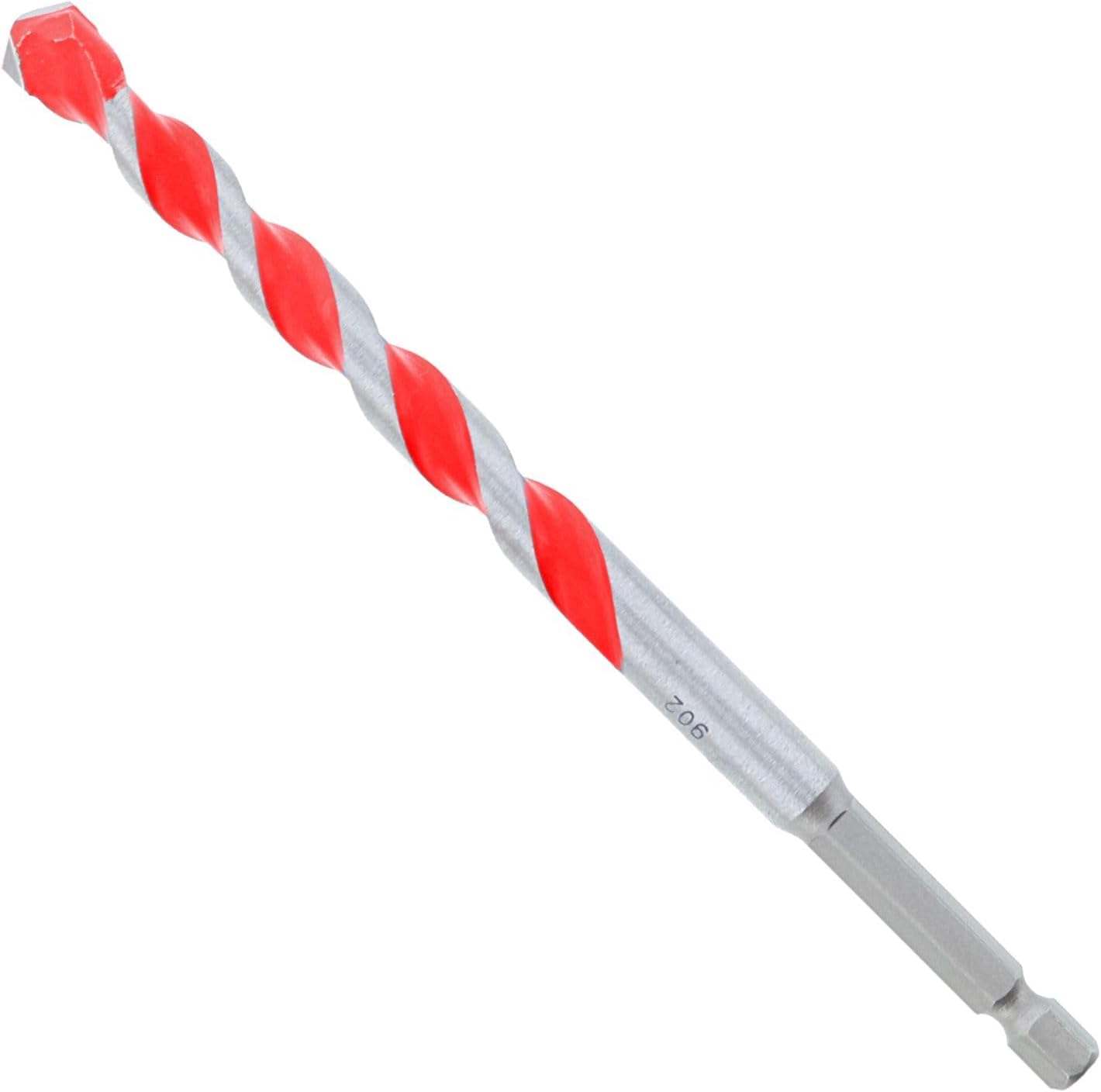 Diablo SPEEDemon Red Granite Carbide Tipped Hammer Drill Bit for Concrete, Masonry and Stone - 3/8" Diameter, 6" Length, 4" Working Length - DMARG1120
