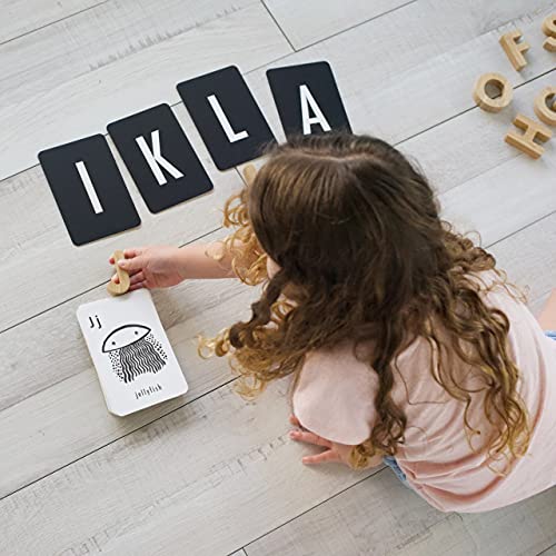 Educational Flashcards For Babies, Black And White Animal Alphabet Learning Cards, Double Sided, Ideal For Visual Stimulation, Cognitive Development In Babies And Toddlers #TOP3