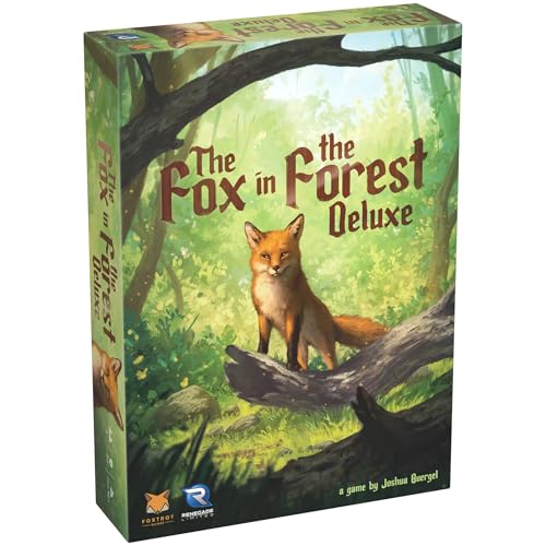 Renegade Game Studios Fox in the Forest Deluxe 2 Player Trick-Taking Card Game, Fairy Tale Strategy Game with Foil Cards & Acrylic Tokens, Ages 10+