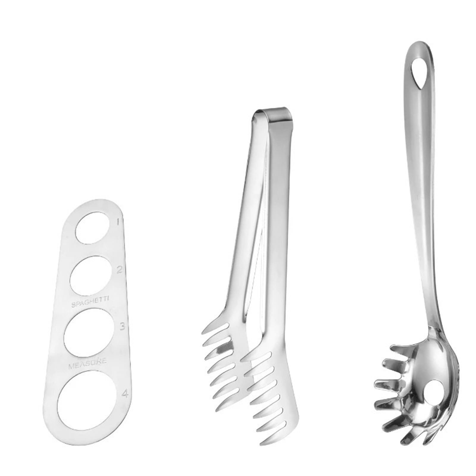 1 Set Edelstahl Nudel Fisch Spaghetti Löffel Küche Gadgets Kamm Clip Sieb Pasta Zubehör Kochen Werkzeuge für Pasta