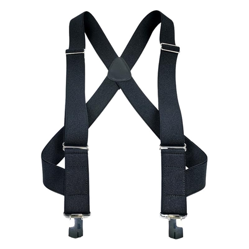 3.5CM Side Clip Suspenders for Men and Women Adjustable Elastic 2 Clip Braces-image-33