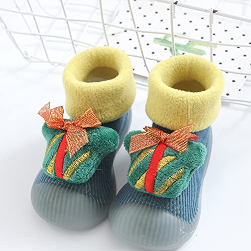 Shoes for Kids,Snow Christmas Baby Socks Shoes Children Baby Socks Cartoon Baby Toddler Floor Socks Shoes Boy Shoes2