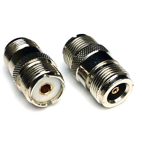 Cess N-Type Female To Uhf(So-239) Female Coax Adapter Connector - N Female To Uhf Female (4 Pack) #TOP1