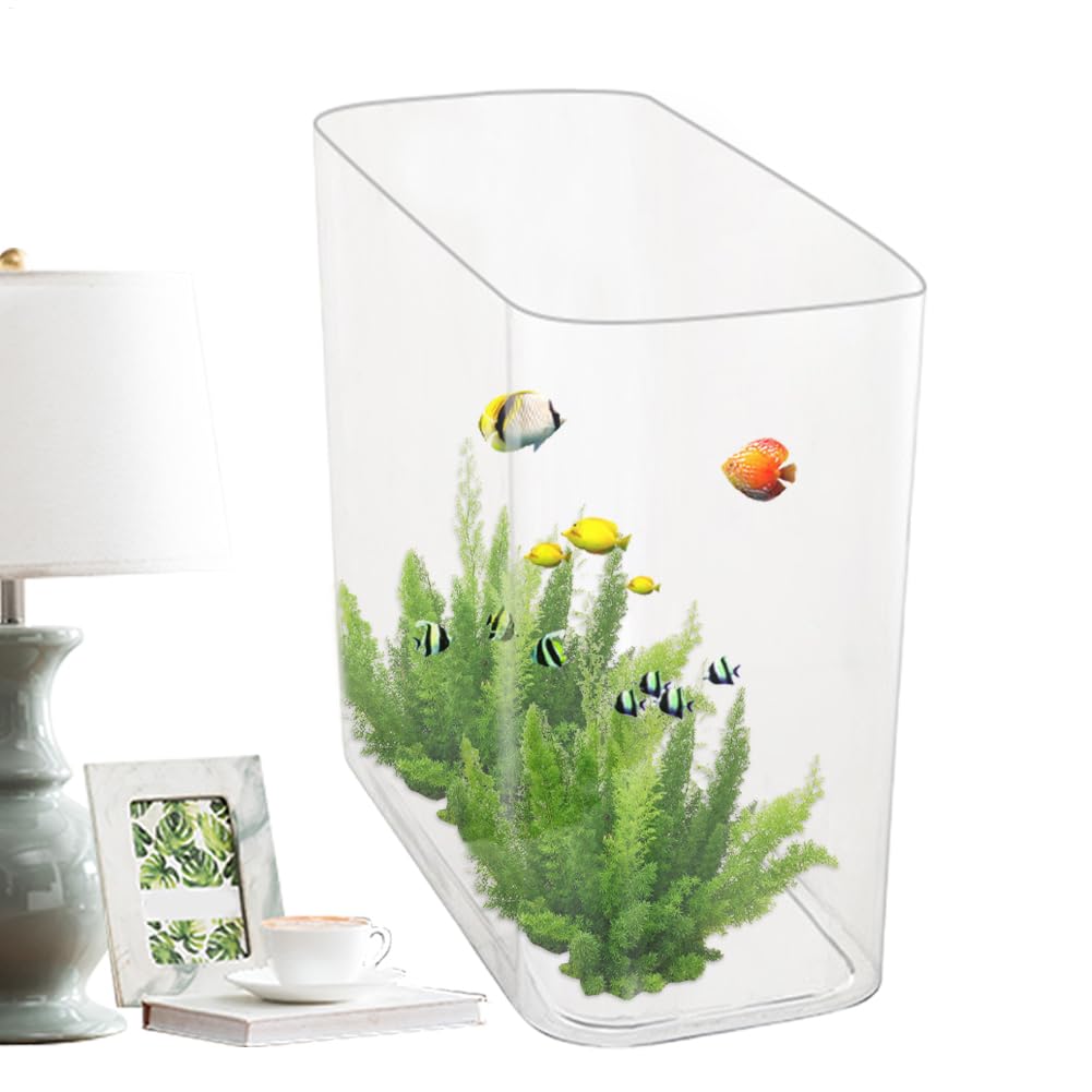 Acquario per acquario, vetro trasparente, filtrazione integrata, 31 x 15,5 x 28 cm, per Betta Fish, uso interno